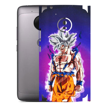 Motorola Phone Skins (All Models) - Goku Purple Anime - 3D Embossed Finish (L-147) Motorola Moto G5