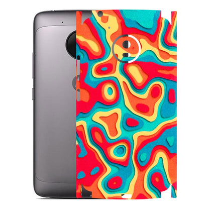 Motorola Phone Skins (All Models) - Abstract Swirl - 3D Embossed Finish (L-150) Motorola Moto G5