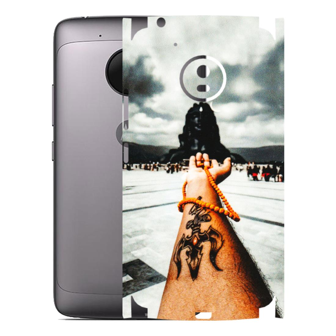 Motorola Phone Skins (All Models) - Jai Adiyogi Mahakaal - 3D Embossed Finish (L-164) Motorola Moto G5