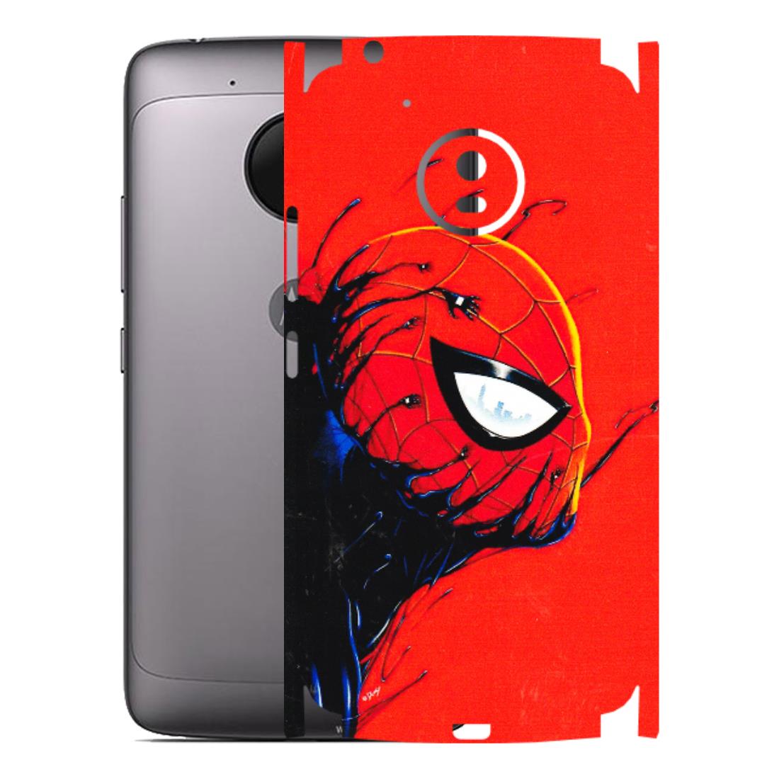 Motorola Phone Skins (All Models) - Spiderman Face Venom - 3D Embossed Finish (L-165) Motorola Moto G5