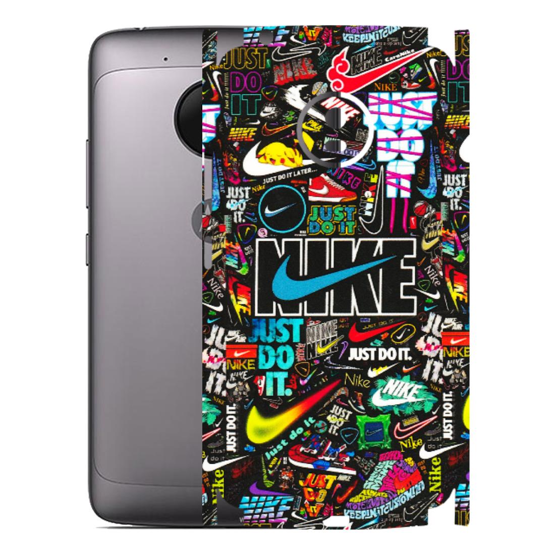 Motorola Phone Skins (All Models) - Just Do It Doodles - 3D Embossed Finish (L-166) Motorola Moto G5