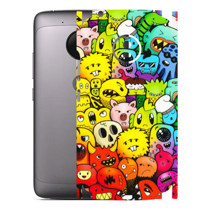 Motorola Phone Skins (All Models) - Angry Funkies - 3D Embossed Finish (L-169) Motorola Moto G5