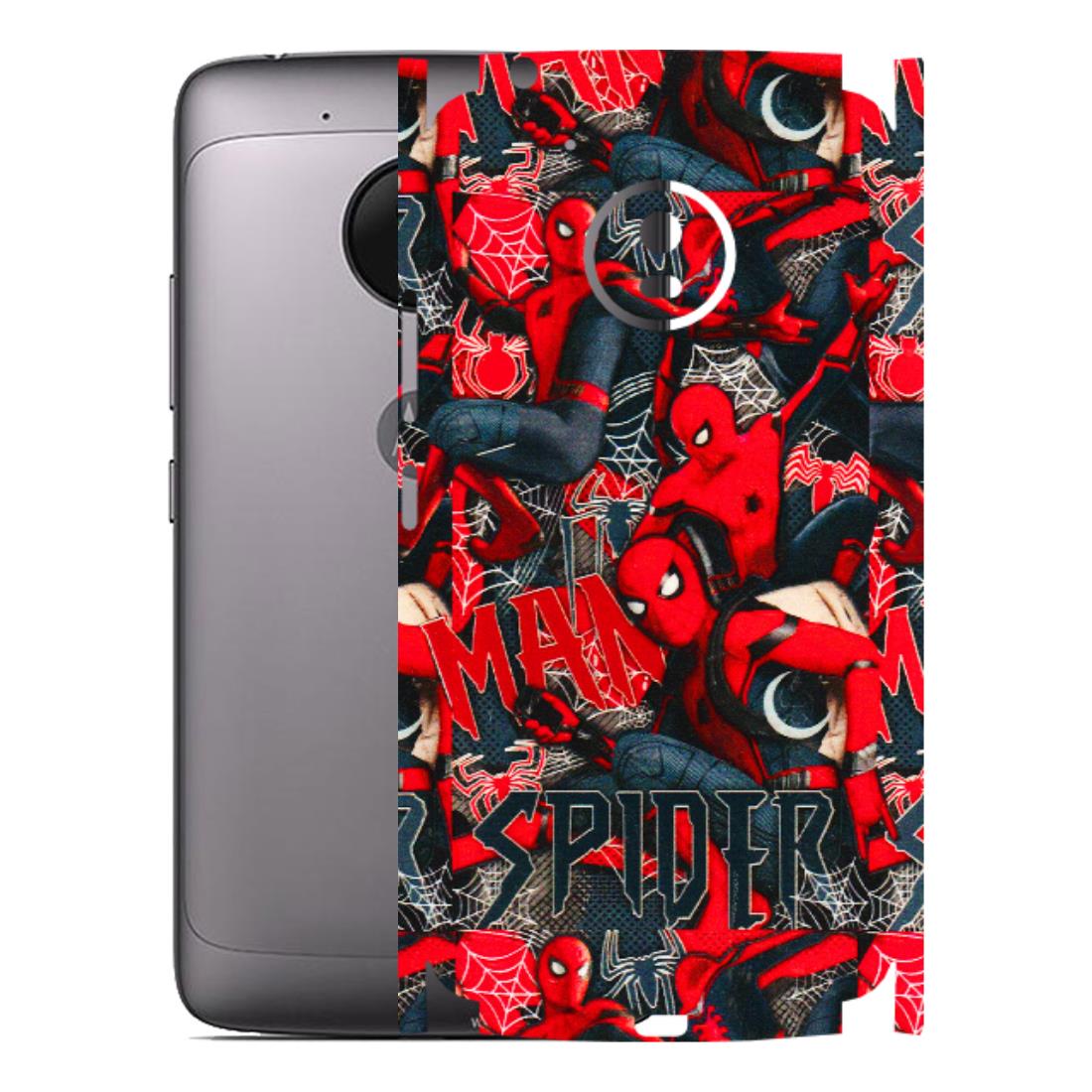 Motorola Phone Skins (All Models) - SpiderMan Cool - 3D Embossed Finish (L-188) Motorola Moto G5
