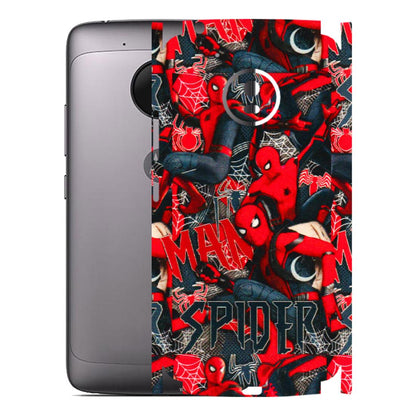 Motorola Phone Skins (All Models) - SpiderMan Cool - 3D Embossed Finish (L-188) Motorola Moto G5