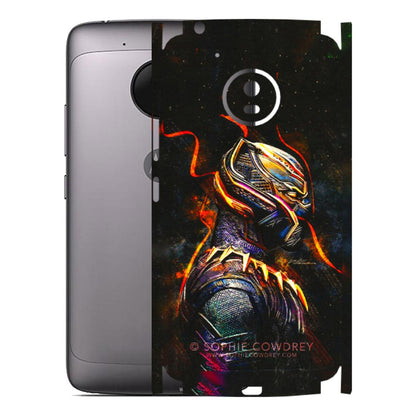 Motorola Phone Skins (All Models) - Black Panther - 3D Embossed Finish (L-190) Motorola Moto G5