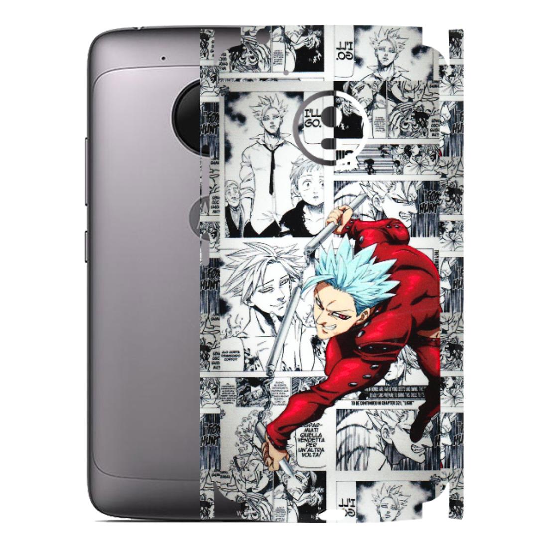 Motorola Phone Skins (All Models) - Anime Comic - 3D Embossed Finish (L-192) Motorola Moto G5