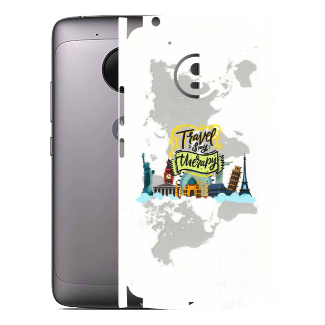 Motorola Phone Skins (All Models) - Travel Therapy - 3D Embossed Finish (L-199) Motorola Moto G5