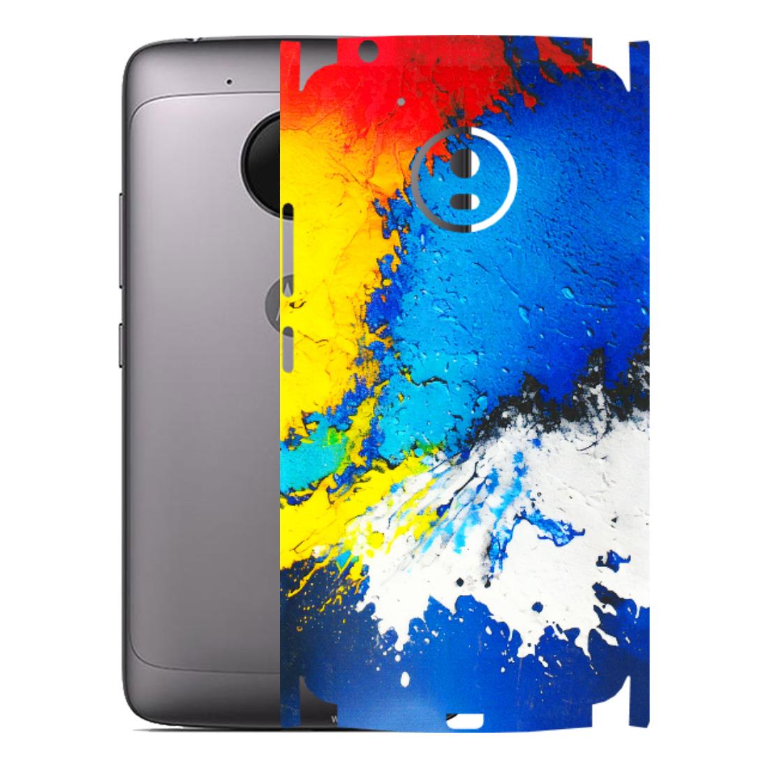 Motorola Phone Skins (All Models) - Acrylic Paint Spill - 3D Embossed Finish (L-229) Motorola Moto G5