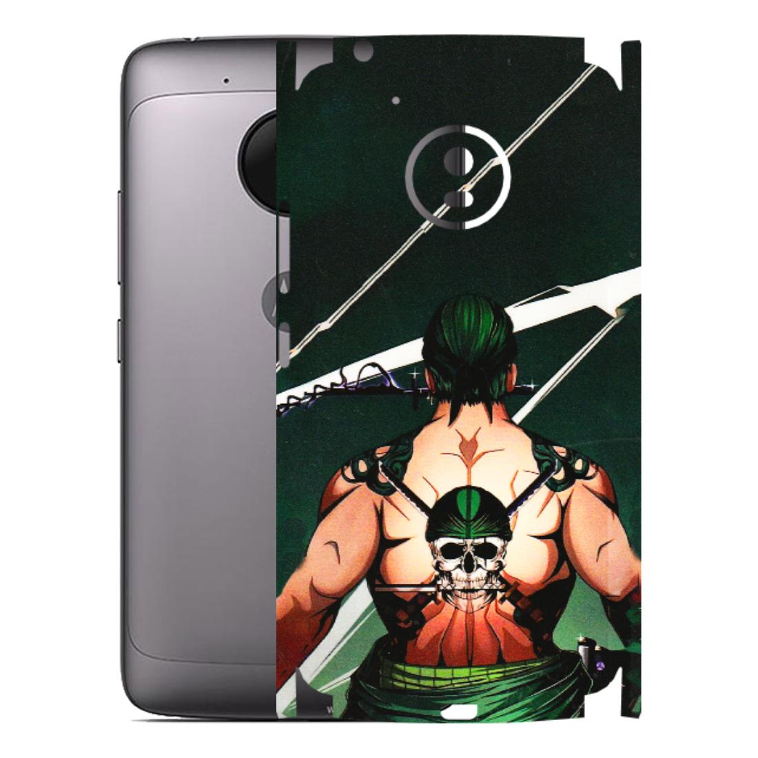 Motorola Phone Skins (All Models) - Zoro Anime - 3D Embossed Finish (L-23) Motorola Moto G5
