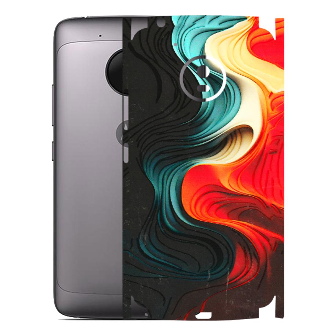 Motorola Phone Skins (All Models) - The Silky Swirl - 3D Embossed Finish (L-240) Motorola Moto G5