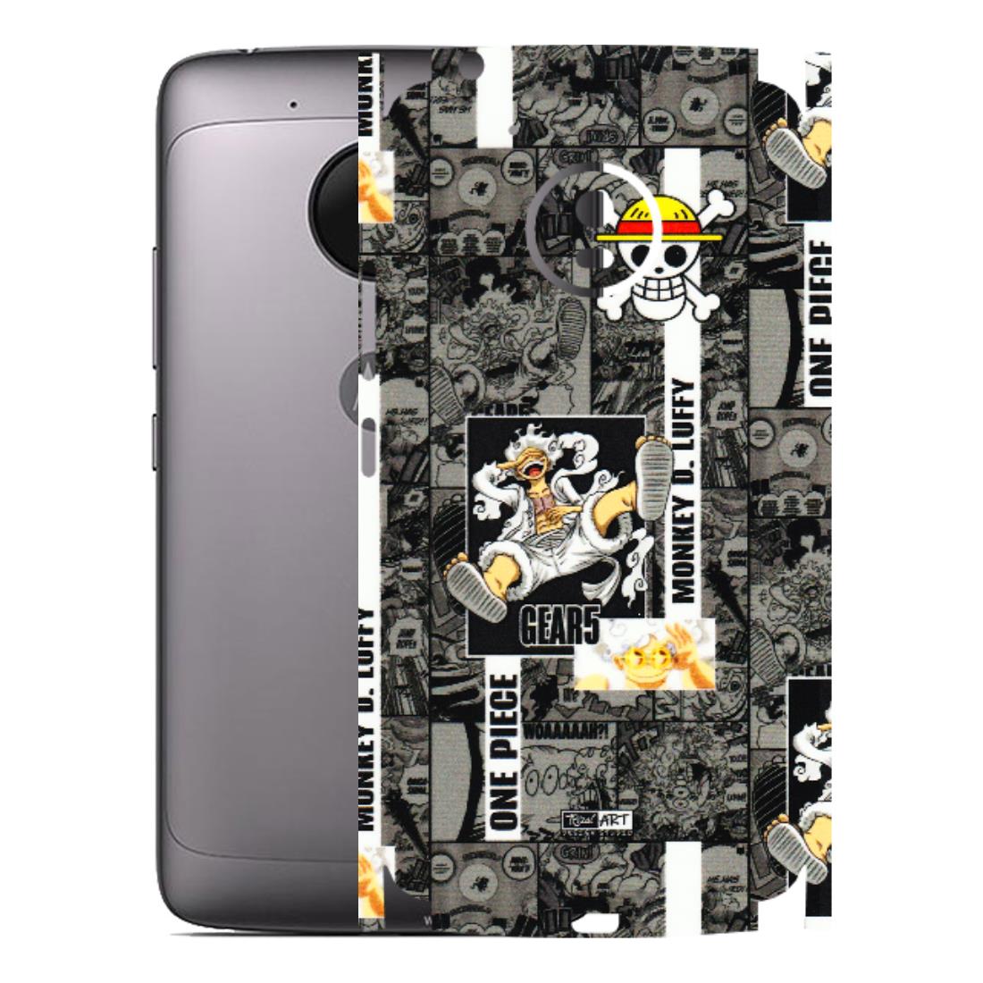 Motorola Phone Skins (All Models) - Cuffy Anime MonkeyCamic - 3D Embossed Finish (L-242) Motorola Moto G5