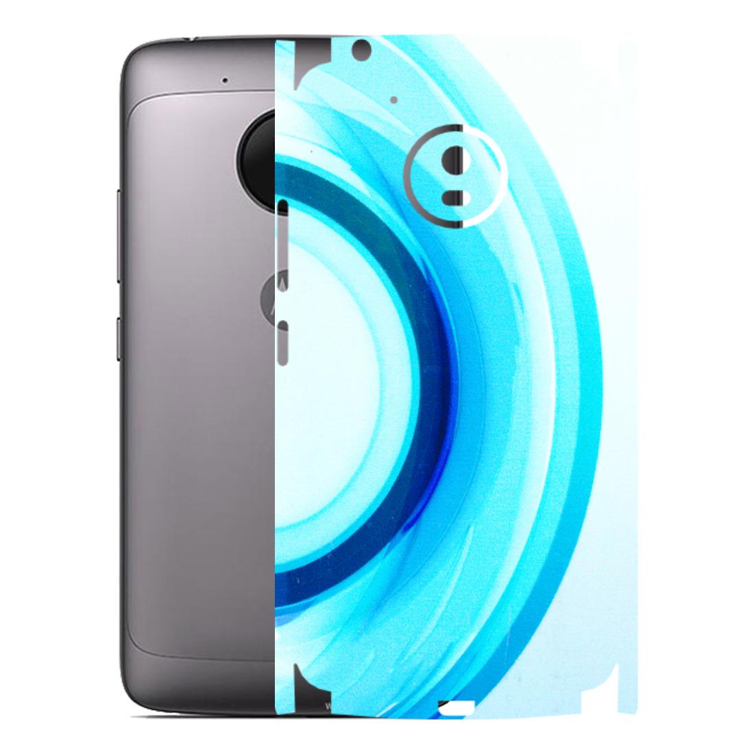 Motorola Phone Skins (All Models) - The Blue Curve - 3D Embossed Finish (L-244) Motorola Moto G5