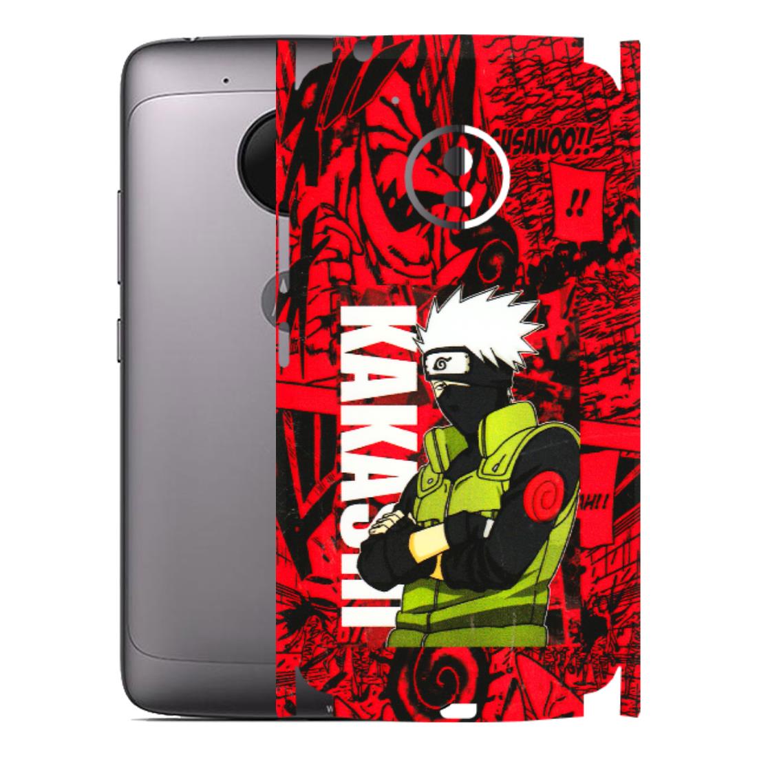 Motorola Phone Skins (All Models) - Kakashi Red Anime - 3D Embossed Finish (L-251) Motorola Moto G5