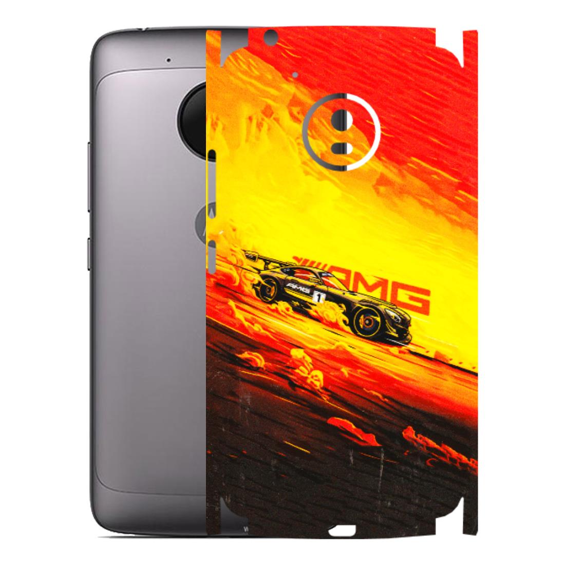 Motorola Phone Skins (All Models) - AMG Car Speed Cover - 3D Embossed Finish (L-256) Motorola Moto G5
