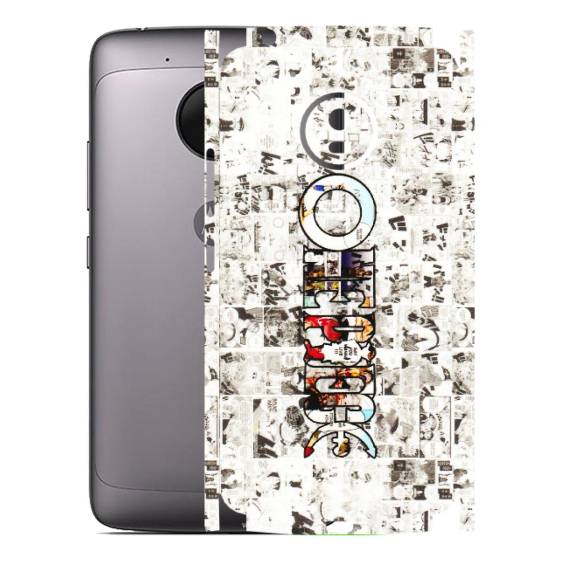Motorola Phone Skins (All Models) - One Piece Manga - 3D Embossed Finish (L-26) Motorola Moto G5