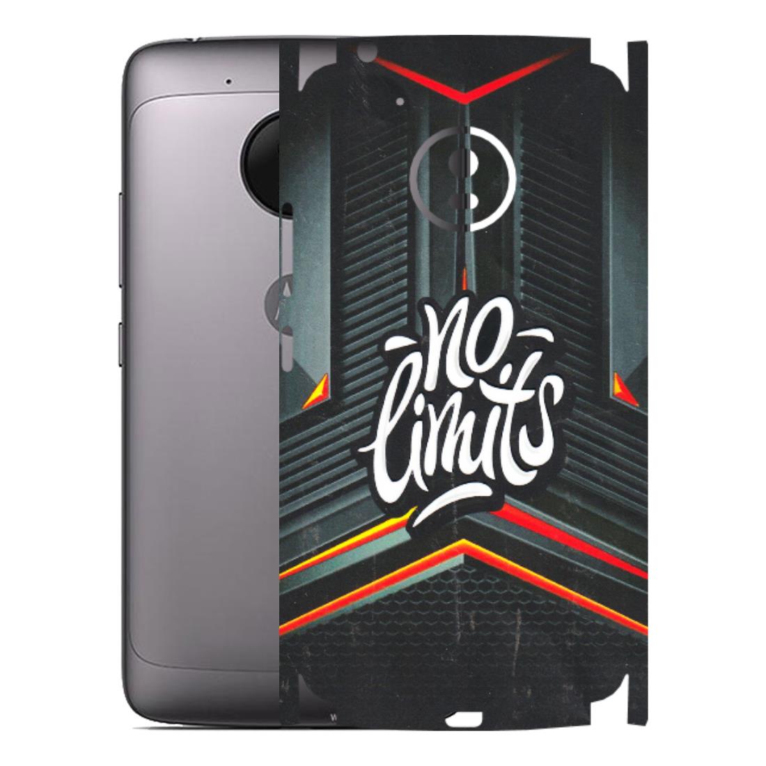Motorola Phone Skins (All Models) - No Limits - 3D Embossed Finish (L-286) Motorola Moto G5