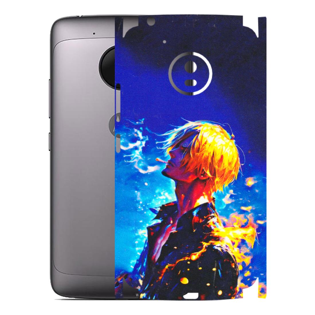 Motorola Phone Skins (All Models) - Sanji Vinsmoke One Piece - 3D Embossed Finish (L-319) Motorola Moto G5