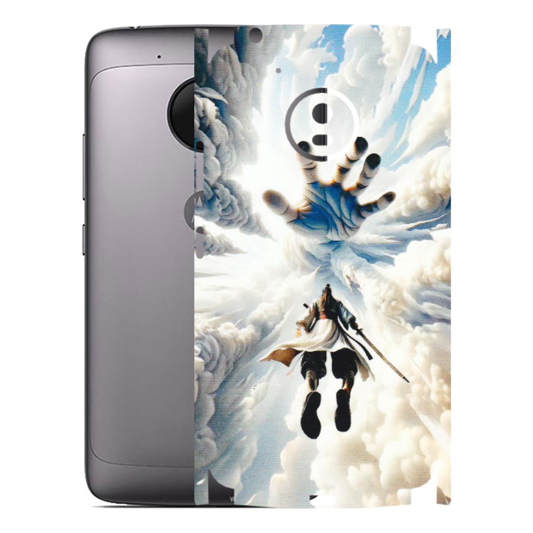 Motorola Phone Skins (All Models) - Big Hand With Monkey King - 3D Embossed Finish (L-323) Motorola Moto G5