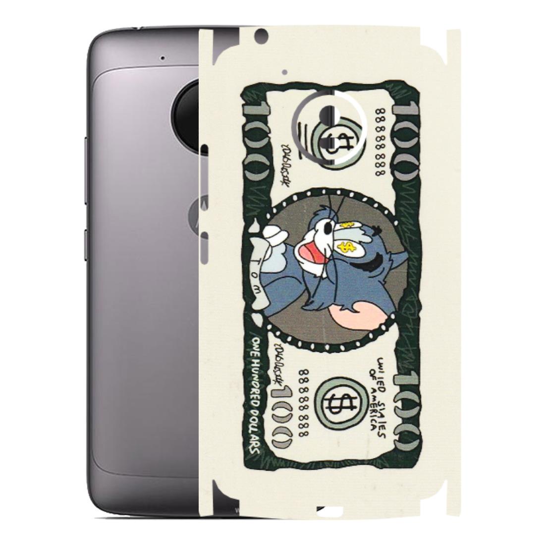 Motorola Phone Skins (All Models) - Tom Hundred Dollar - 3D Embossed Finish (L-324) Motorola Moto G5