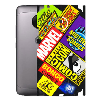 Motorola Phone Skins (All Models) - Bongo Comic Con - 3D Embossed Finish (L-325) Motorola Moto G5