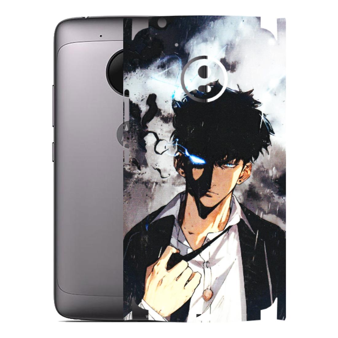 Motorola Phone Skins (All Models) - Sung Jinwoo Manhwa Anime - 3D Embossed Finish (L-328) Motorola Moto G5