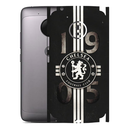 Motorola Phone Skins (All Models) - Chelsea Fan Club - 3D Embossed Finish (L-36) Motorola Moto G5