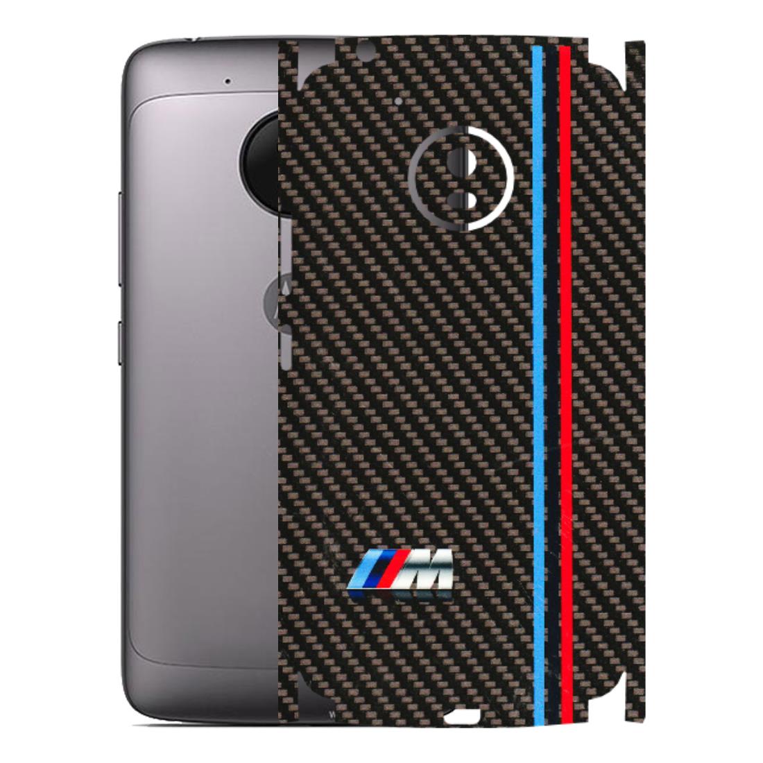Motorola Phone Skins (All Models) - BM Carbon Fiber Feels - 3D Embossed Finish (L-38) Motorola Moto G5