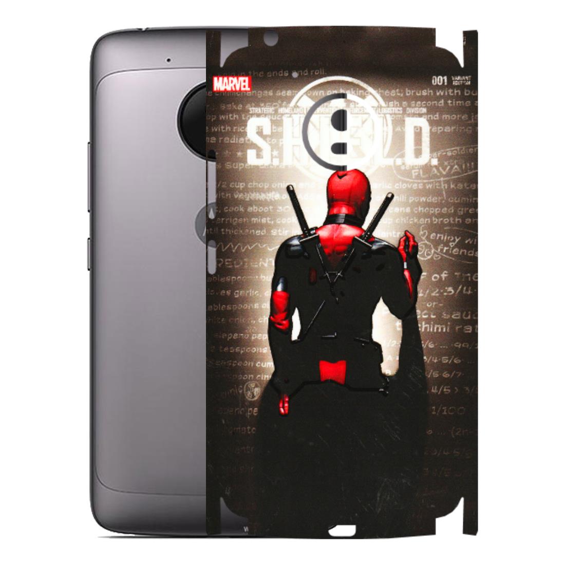 Motorola Phone Skins (All Models) - Deadpool - 3D Embossed Finish (L-56) Motorola Moto G5