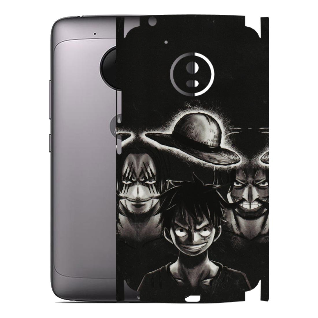 Motorola Phone Skins (All Models) - Black Luffy Hat - 3D Embossed Finish (L-57) Motorola Moto G5