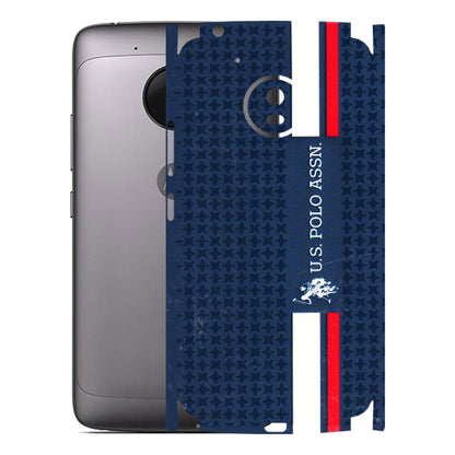 Motorola Phone Skins (All Models) - US POLO Designer Brand - 3D Embossed Finish (L-65) Motorola Moto G5