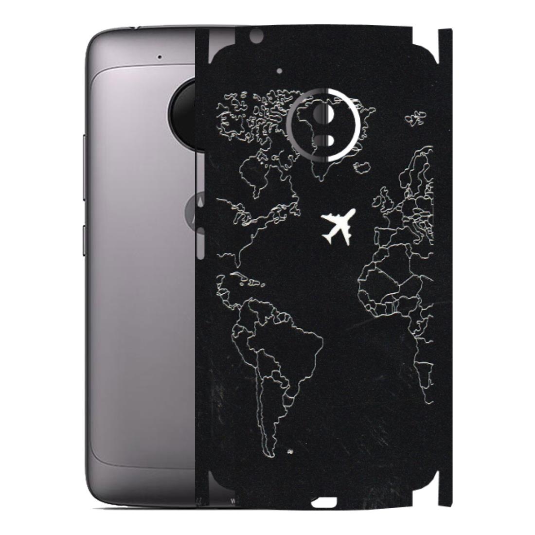 Motorola Phone Skins (All Models) - Never Ending Travel - 3D Embossed Finish (L-79) Motorola Moto G5