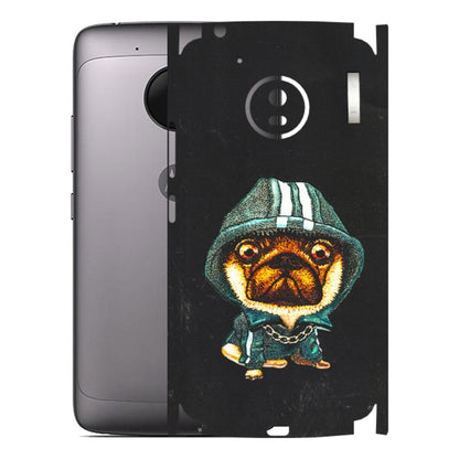 Motorola Phone Skins (All Models) - Puppy N Hoodie - 3D Embossed Finish (L-90) Motorola Moto G5