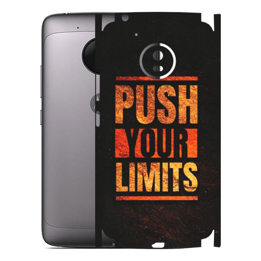 Motorola Phone Skins (All Models) - Push Your Limits - Matte Finish (M-118) Motorola Moto G5