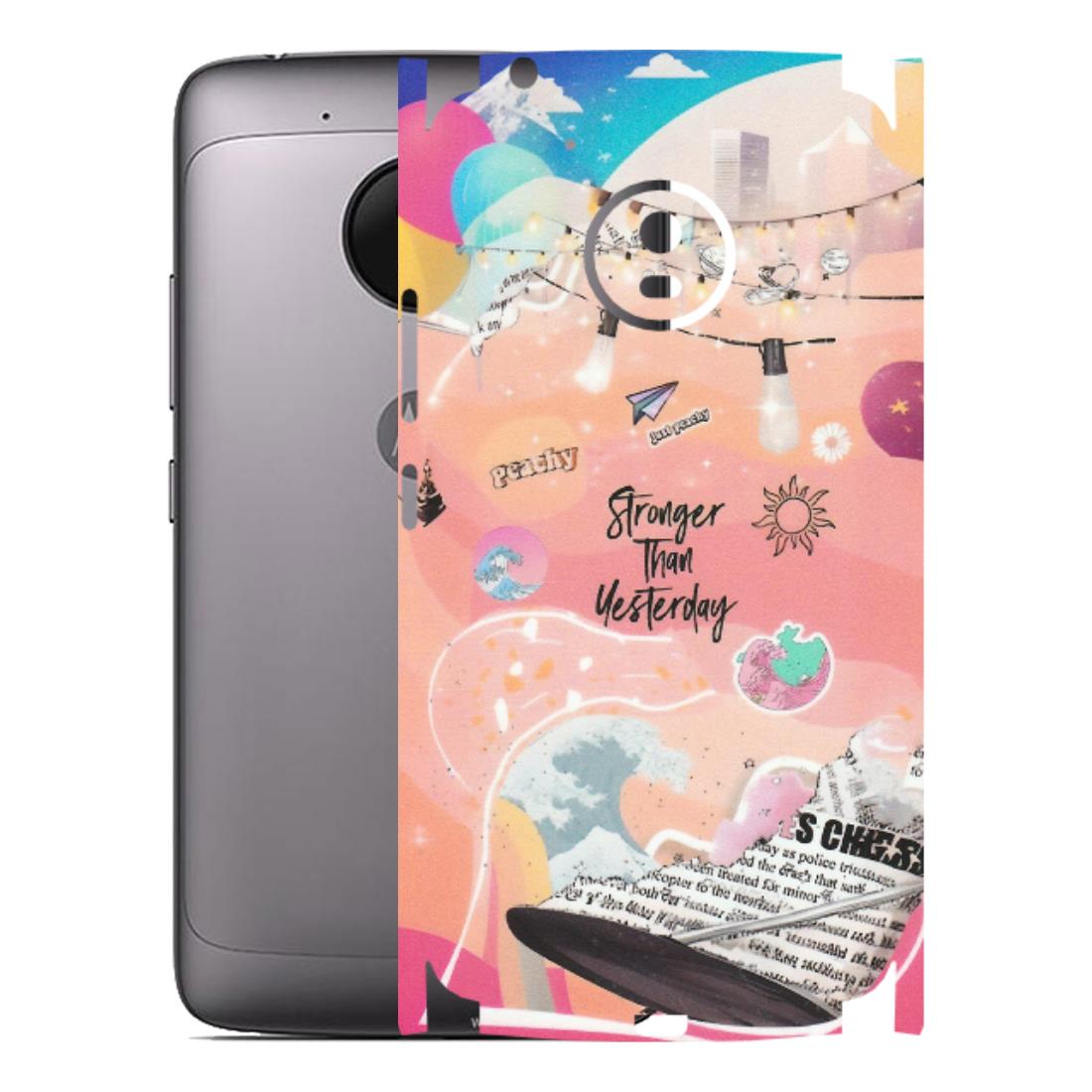 Motorola Phone Skins (All Models) - Stronger Then Yesterday - Matte Finish (M-128) Motorola Moto G5