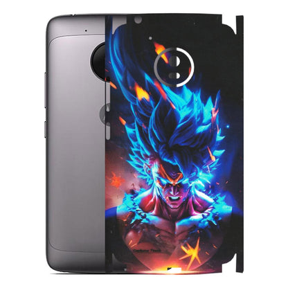 Motorola Phone Skins (All Models) - Angry Goku Dragon Ball Anime - Matte Finish (M-150) Motorola Moto G5