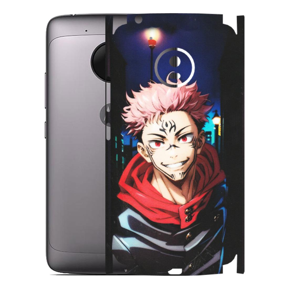 Motorola Phone Skins (All Models) - Yuji Itadori Funny Face Anime - Matte Finish (M-152) Motorola Moto G5