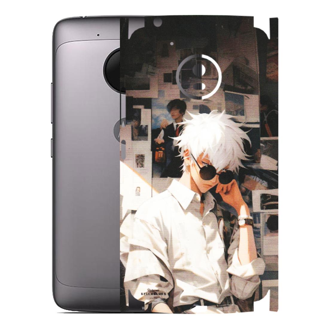 Motorola Phone Skins (All Models) - Gojo Satoru Jujustu Kaisen Anime - Matte Finish (M-156) Motorola Moto G5