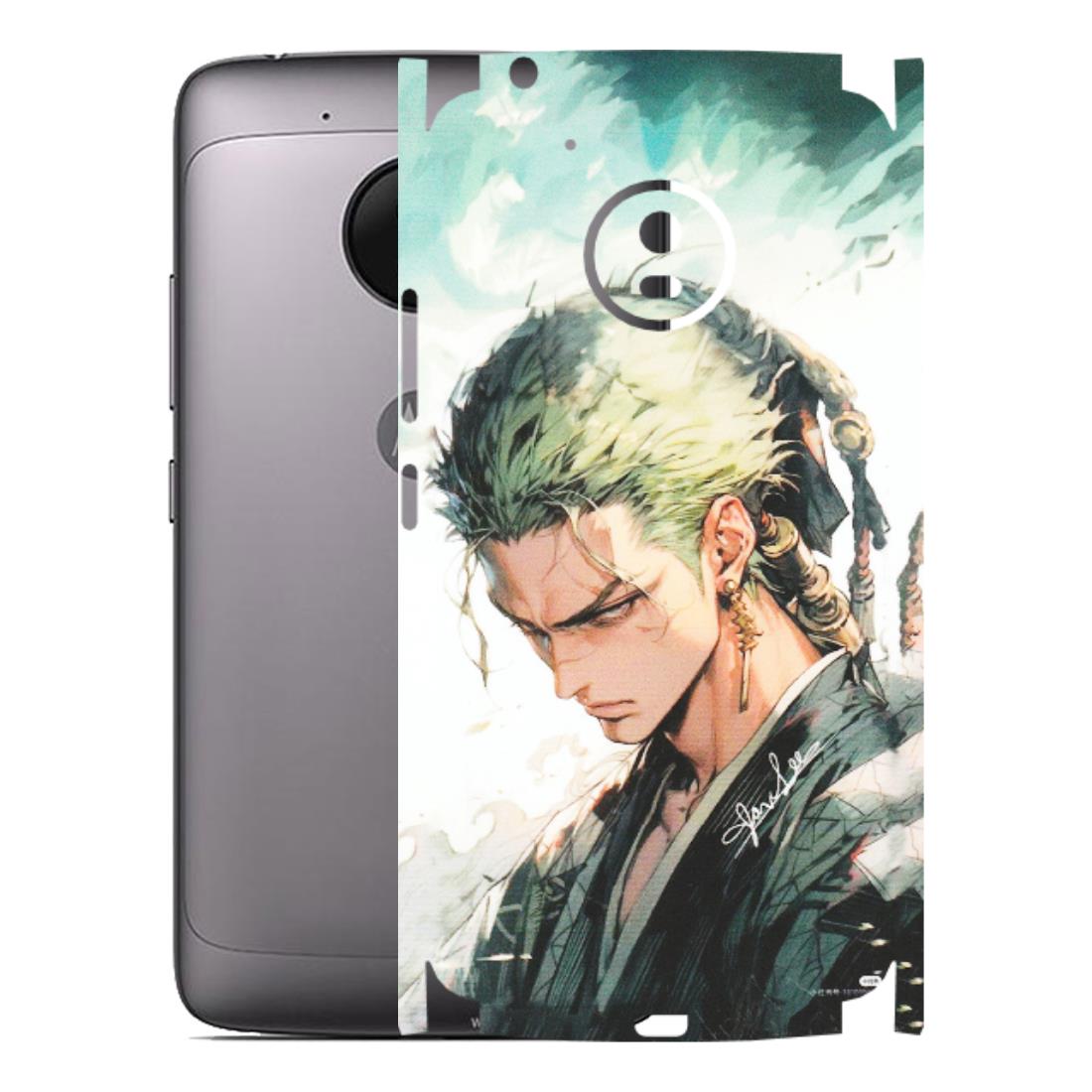 Motorola Phone Skins (All Models) - Pirate Hunter One Piece Anime - Matte Finish (M-157) Motorola Moto G5