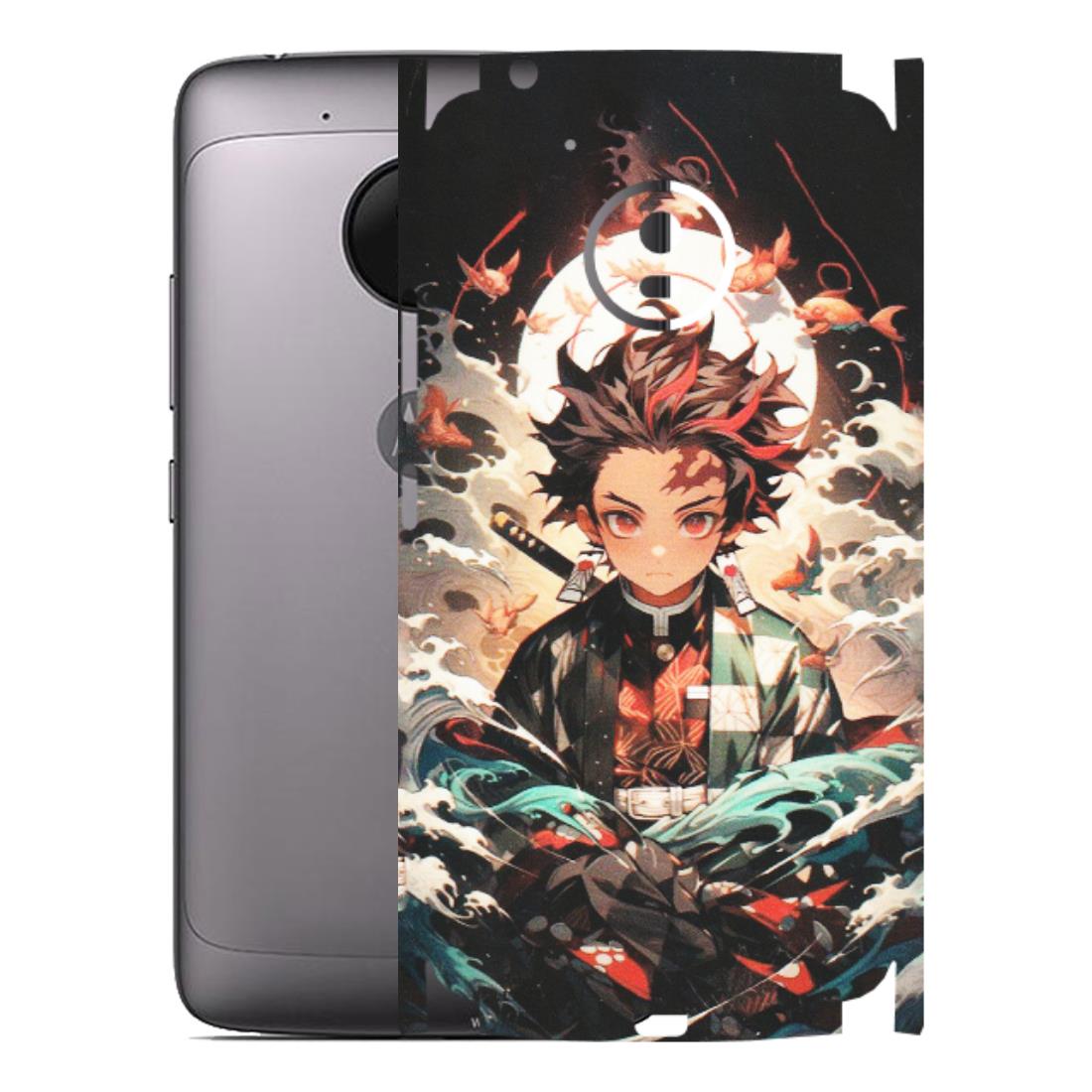 Motorola Phone Skins (All Models) - Tanjiro Demon Slayer Anime - Matte Finish (M-158) Motorola Moto G5