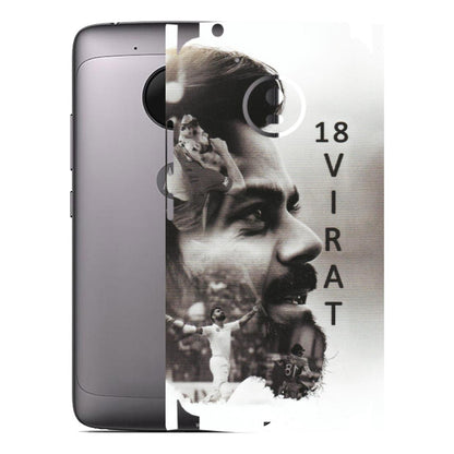 Motorola Phone Skins (All Models) - Virat Kohli Cricketer - Matte Finish (M-163) Motorola Moto G5