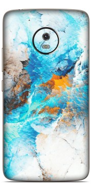 Motorola Phone Skins (All Models) - Blue Waves Abstract - Matte Finish (M-19) Motorola Moto G5