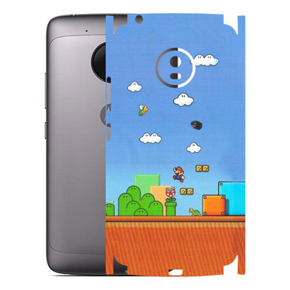 Motorola Phone Skins (All Models) - Mario Game Scene - Matte Finish (M-24) Motorola Moto G5