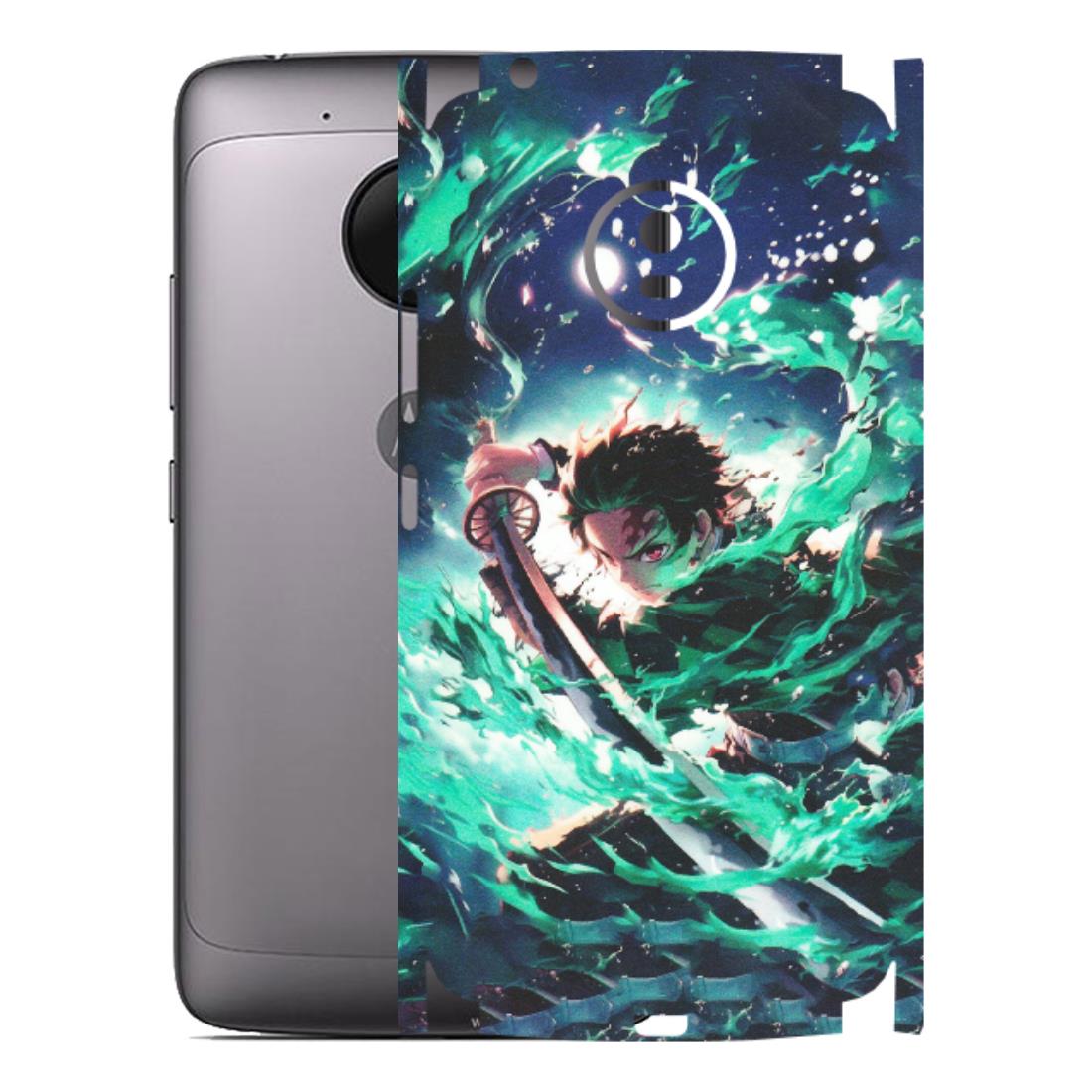 Motorola Phone Skins (All Models) - Sword Fighter Anime - Matte Finish (M-29) Motorola Moto G5