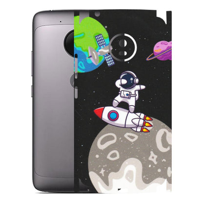 Motorola Phone Skins (All Models) - Astronaut Vibing Toon Running - Matte Finish (M-39) Motorola Moto G5