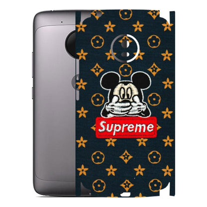 Motorola Phone Skins (All Models) - Mickey Supreme - Matte Finish (M-83) Motorola Moto G5