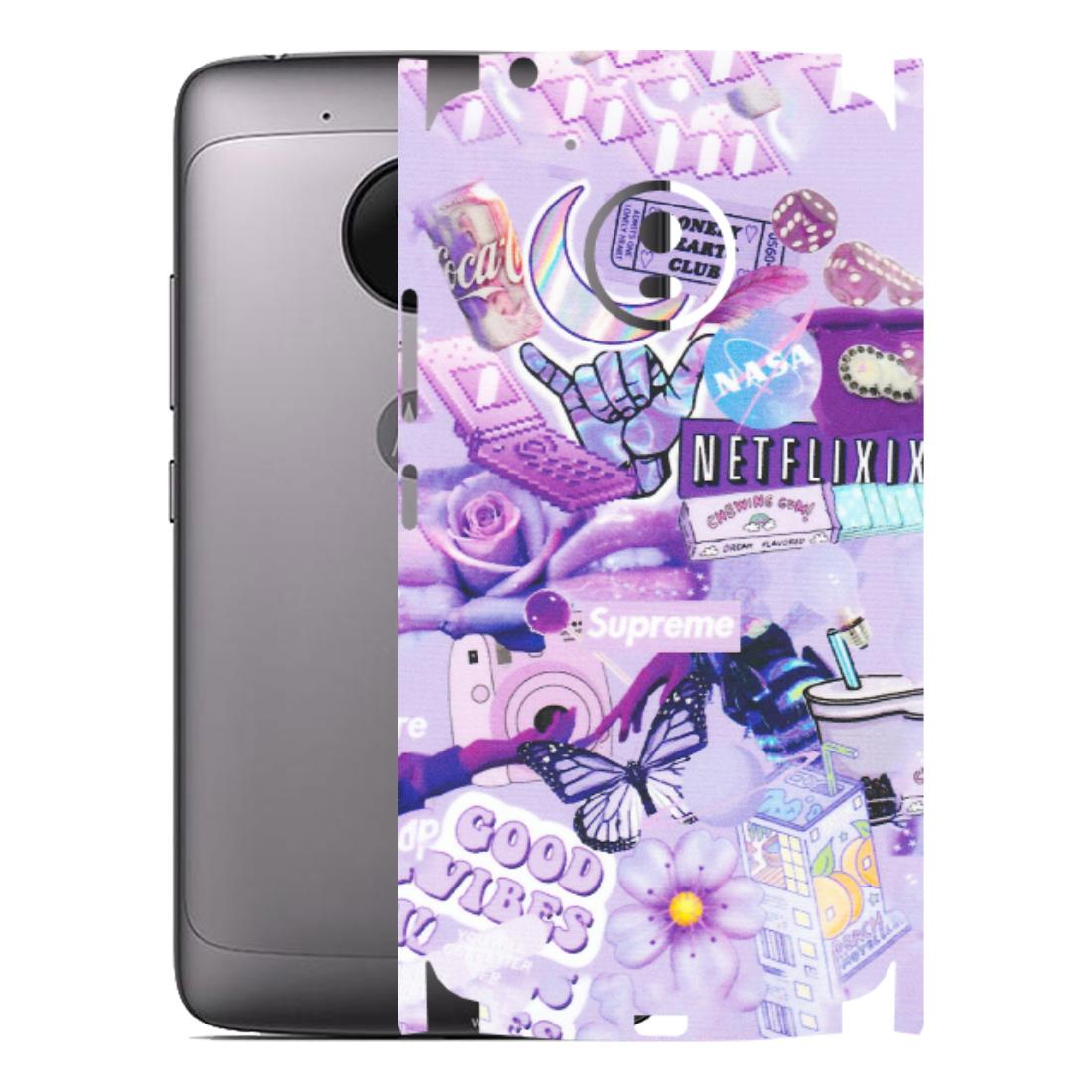 Motorola Phone Skins (All Models) - Supreme Purple Magic - Matte Finish (M-88) Motorola Moto G5