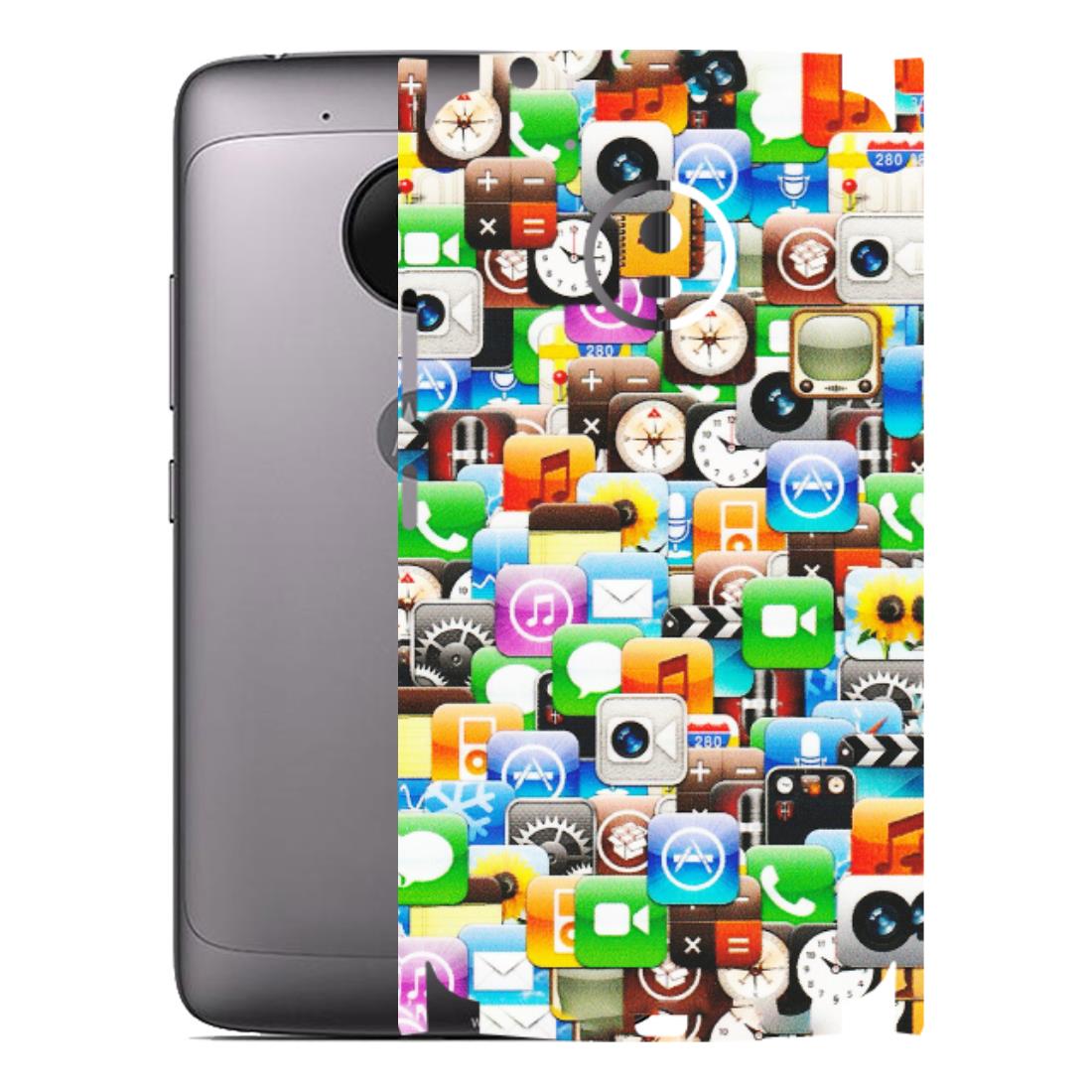 Motorola Phone Skins (All Models) - All Apple Icons - Matte Finish (M-93) Motorola Moto G5