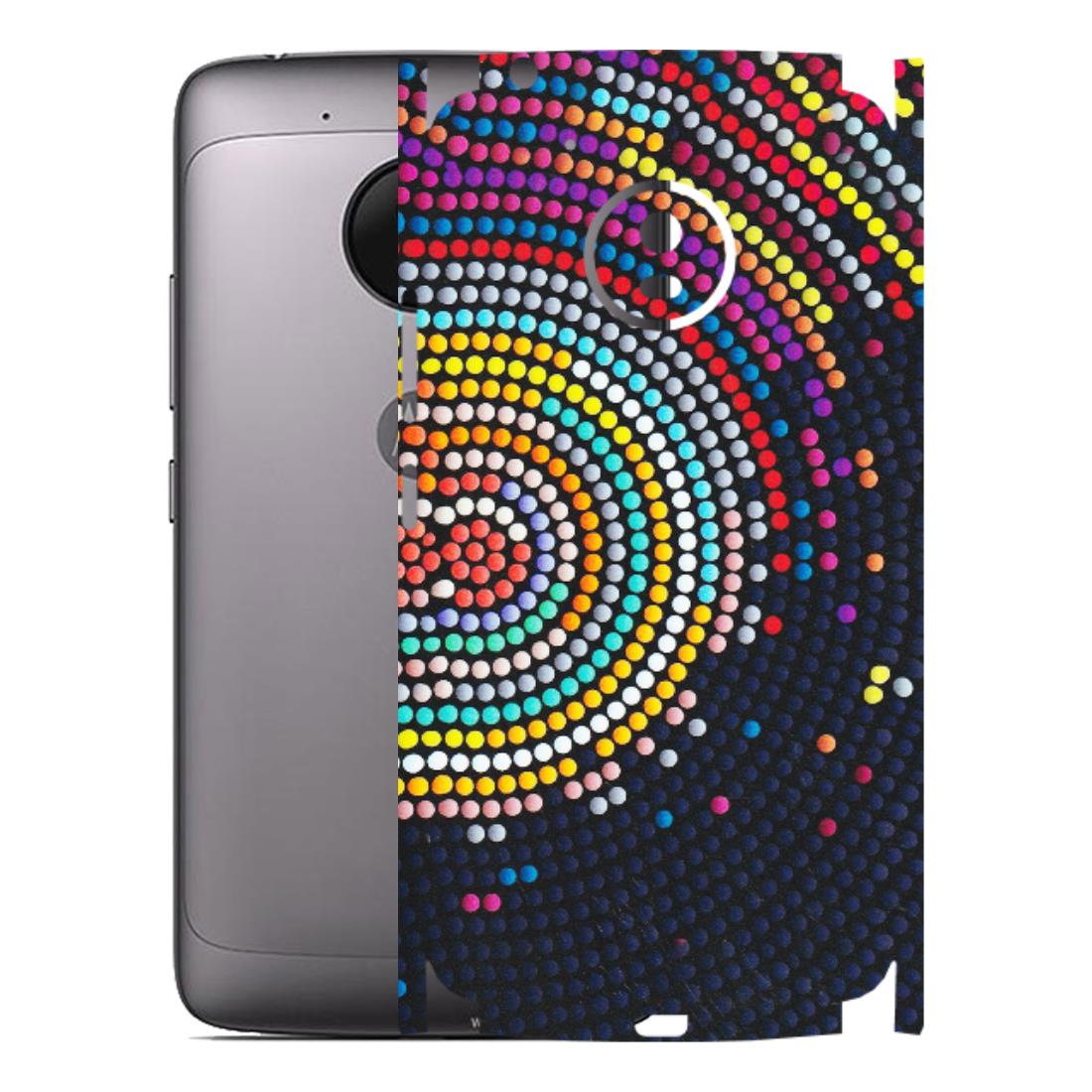 Motorola Phone Skins (All Models) - Rainbow Dot Mandala - Matte Finish (M-97) Motorola Moto G5