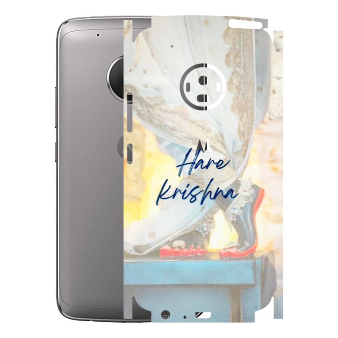 Motorola Phone Skins (All Models) - Hare Krishna - 3D Embossed Finish (L-03) Motorola Moto G5 Plus