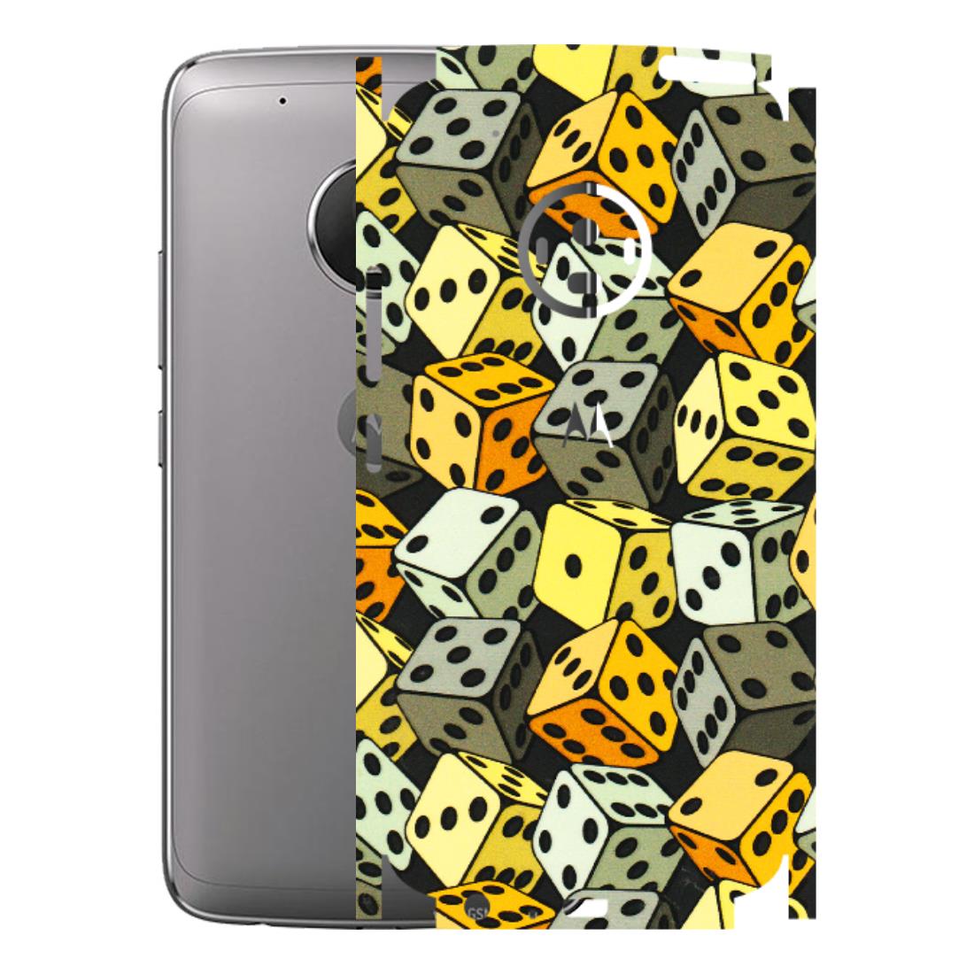 Motorola Phone Skins (All Models) - Dices Of Life - 3D Embossed Finish (L-04) Motorola Moto G5 Plus
